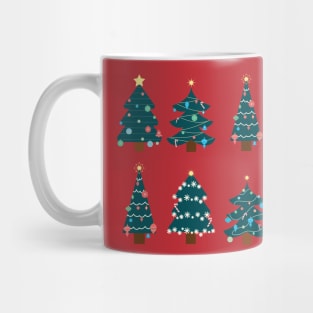 8 Christmas Trees Mug